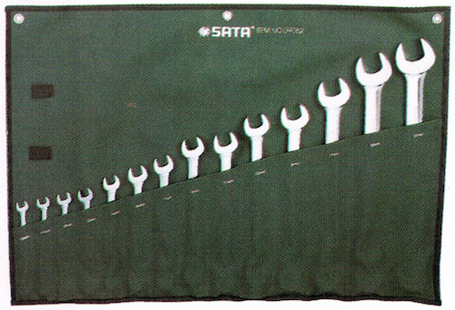 SATA 09062 Combination Wrench Set 14pc, 10mm-32mm, Metric, 6kg,